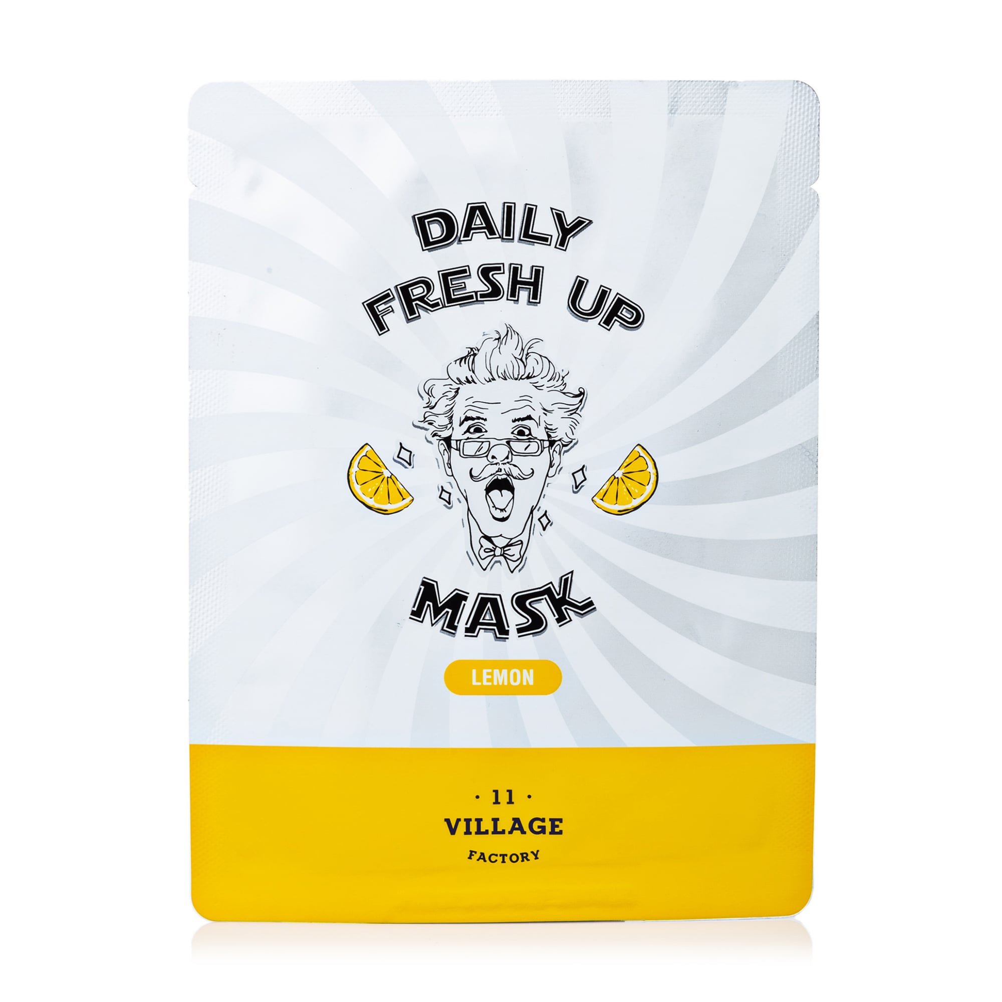 Уцінка! Тканинна маска для обличчя Village 11 Factory Daily Fresh Up Mask Lemon з екстрактом лимона, 20 г
